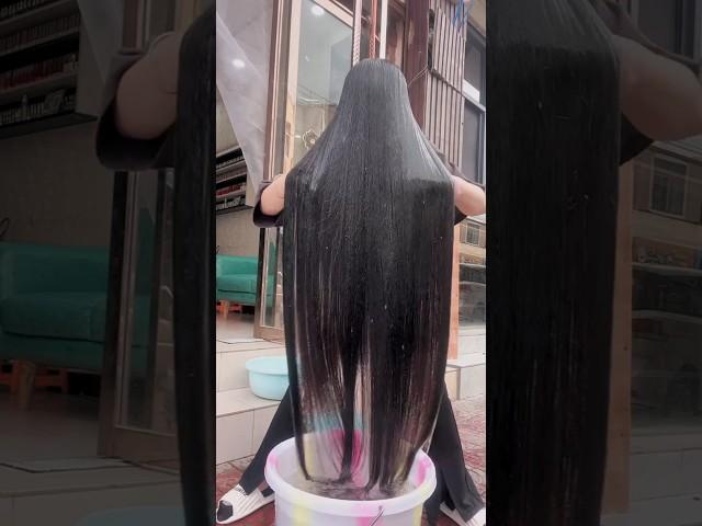 Long Hair Wash #hairdesign #longhair #hairfasion #hairfashionlook