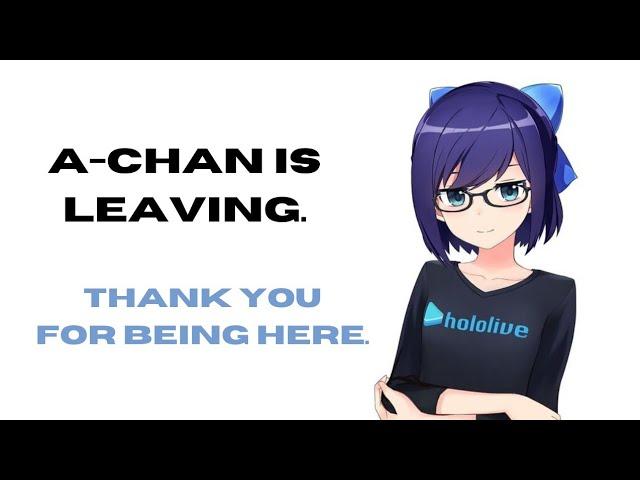 A-chan Is Leaving Hololive.