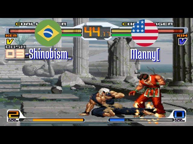 FT5 @svcsplus: -Shinobism_ (BR) vs Manny[ (US) [SNK vs Capcom Chaos Super Plus svc Fightcade] Nov 18