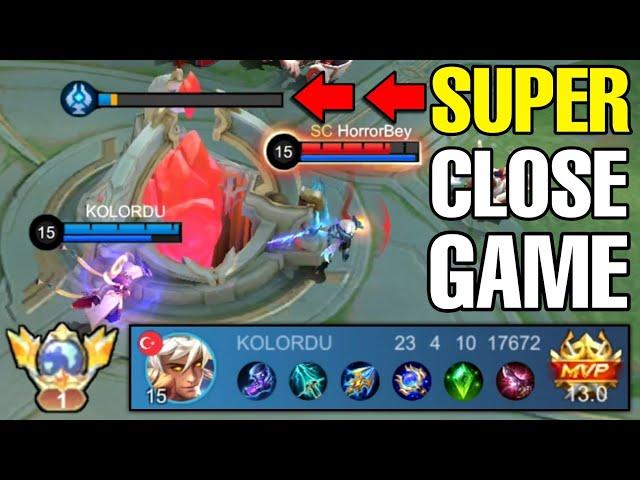 Super Close Game Vale 23 Kills Hard Carry Mode - Top 1 Global Vale by KOLORDU - Mobile Legends