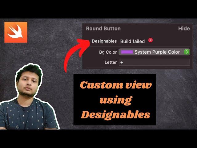 Design custom view with IBDesignable and IBInspectable in swift | Custom UIView | iOS Tutorial