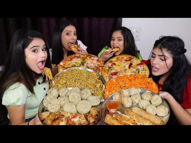 Cheap Food Vs Expensive Food Challenge | Momos, Chow Mein, Spring Rolls and Pizza Challenge