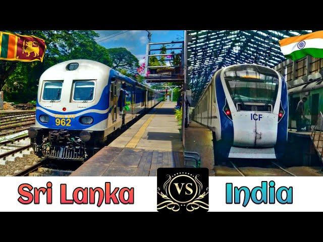 INDIAN RAILWAYS Vs SRI LANKAN RAILWAYS Comparison in 2024 || India Vs Sri Lanka