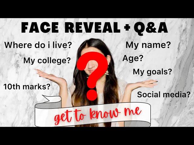 FACE REVEAL + GET TO KNOW ME!!!! *5k subscribers special* | Poorva Choudhary