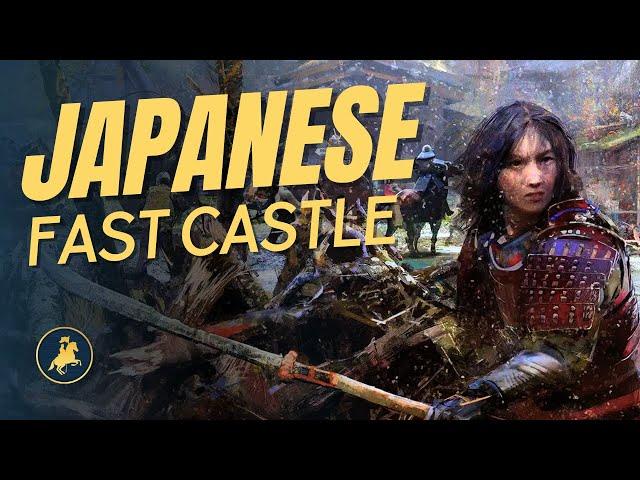 Japanese Fast Castle (Optimized) | Build Order Guide | Age of Empires 4