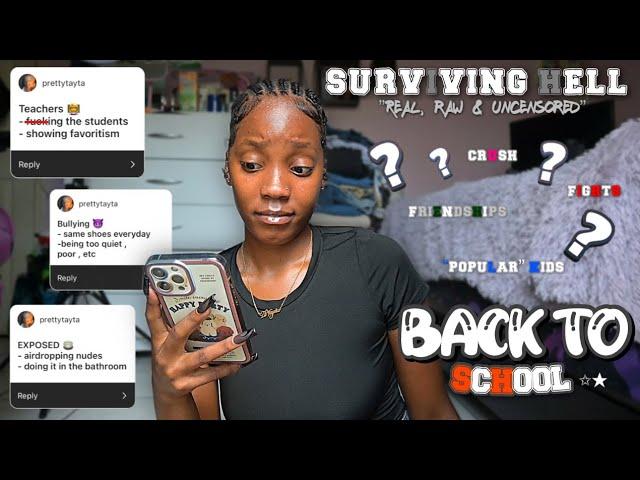 Back to school advice video || Real Raw & Uncut ︎