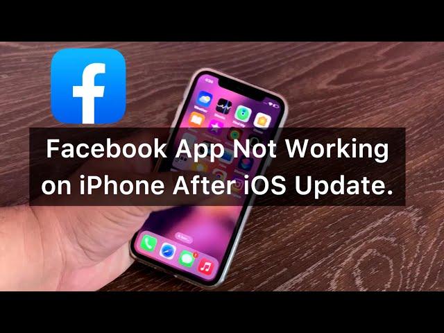 How to Fix Facebook Not Working Issue on iPhone Solved 2023