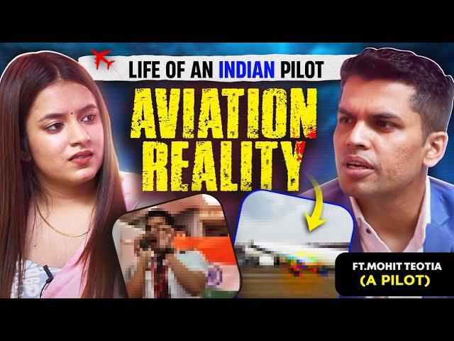 Dark Reality of Aviation Industry | Life of an Indian Pilot | Riya Upreti Podcast In Hindi