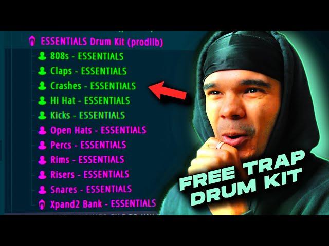 FREE TRAP DRUM KIT 2022 | I Made Two SUPER HARD Trap Beats With This Drum Kit