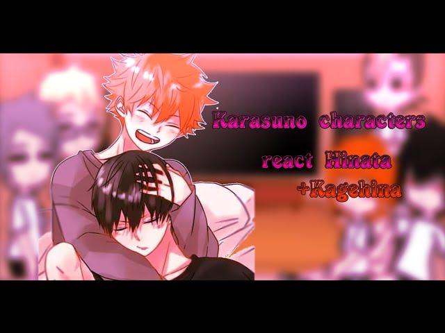 | Haikyuu | Karasuno characters react to Hinata Shoyo | Kagehina  |Gacha club|𝙗𝙮:𝙏𝙚𝙢𝙞𝙠𝙤