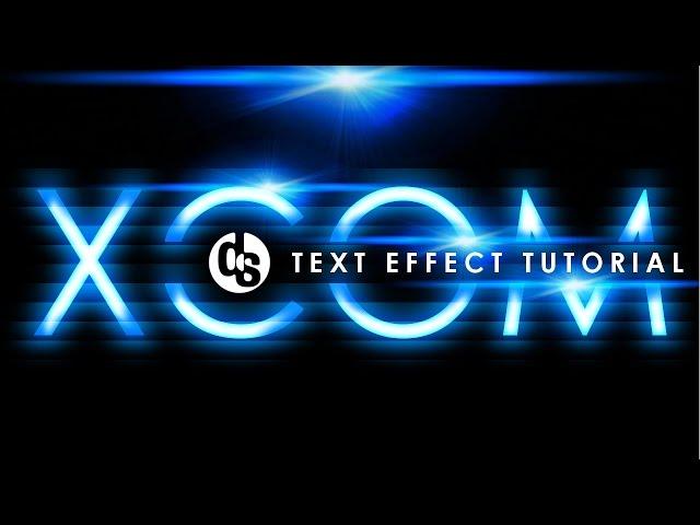 gimp | xcom futuristic text effect tutorial | NO PHOTOSHOP