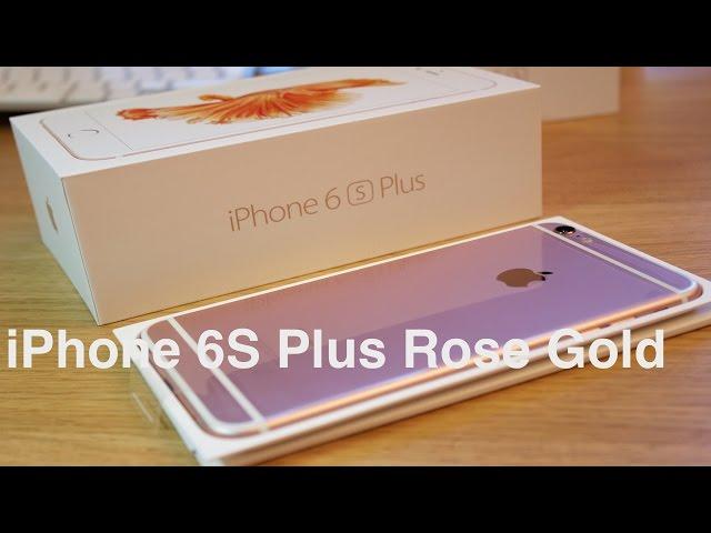 Apple iPhone 6S Plus Rose Gold Unboxing/Hands on!