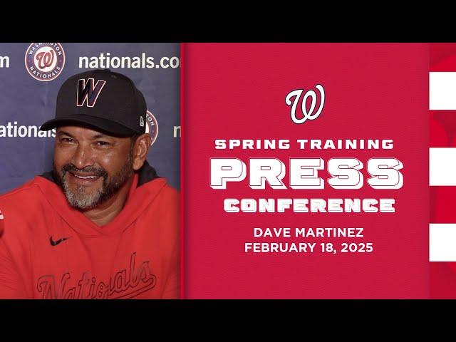 Dave Martinez Spring Training Full Squad Press Conference