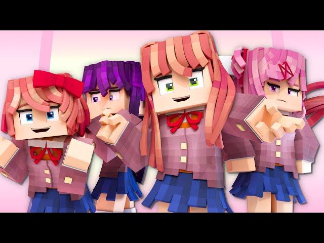 "Doki Doki Forever" | DDLC Minecraft Animation Music Video [Song by @OR3Omusic]