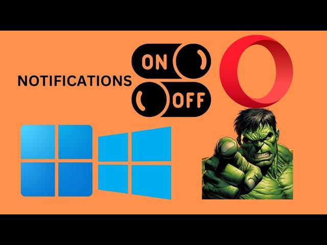 How to Turn On or Off  Notifications in Opera on Windows 11 or 10 | GearUpWindows Tutorial