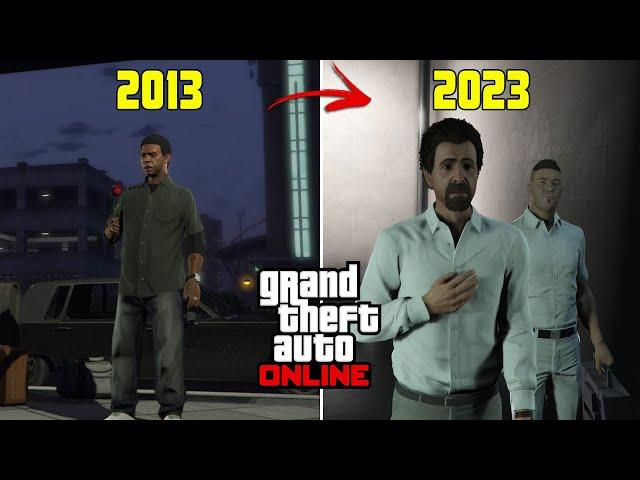 GTA Online - Meeting The Characters From Story Mode For The First Time (Male vs Female Cutscenes)