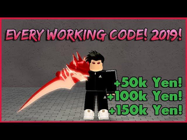 EVERY WORKING YEN/RC CODE! *OLD/NEW* (Ro-Ghoul) | Roblox