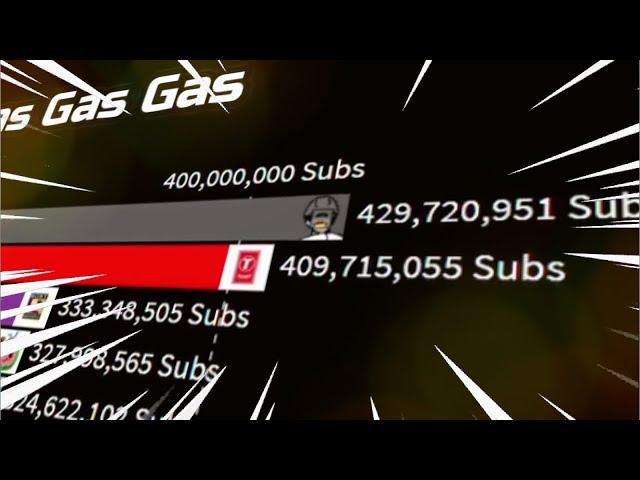 PewDiePie Beats T-Series Gas Gas Gas Meme