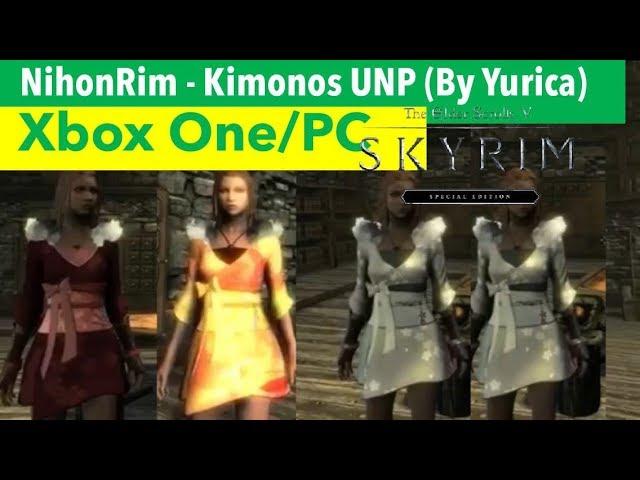 Skyrim SE Xbox One/PC Mods|NihonRim - Kimonos UNP (By Yurica)