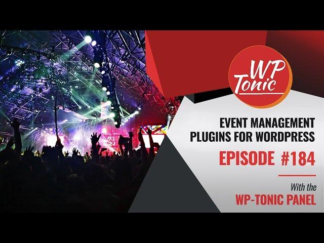 184 WP-Tonic Event Management Plugins For WordPress