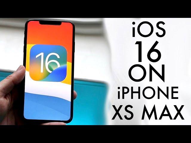 iOS 16 On iPhone XS Max! (Review)