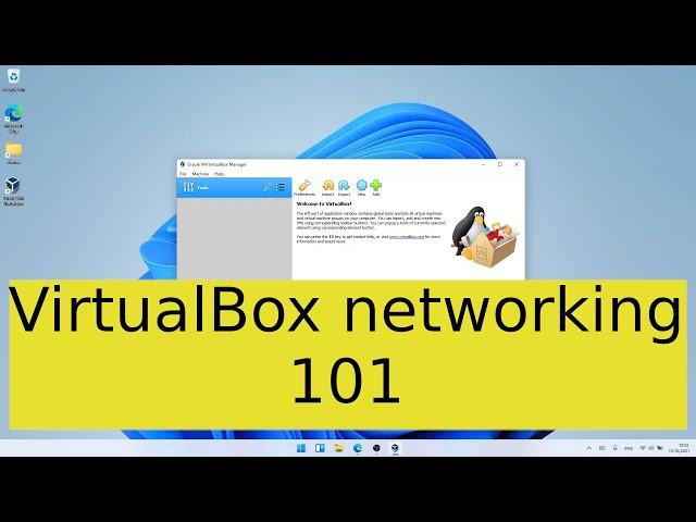 VirtualBox networking - NAT, NAT network, bridged network, internal network, host only network