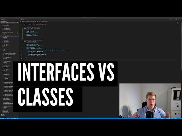 Interfaces vs. Classes (Angular Question)