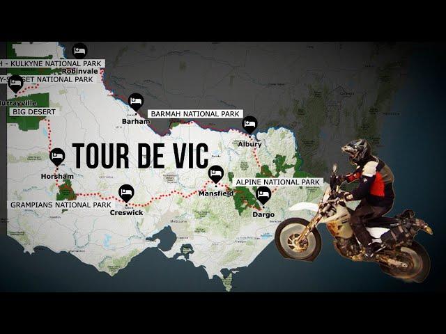 Tour De Vic -  An 8 Day offroad Adventure bike trip around Victoria, Australia