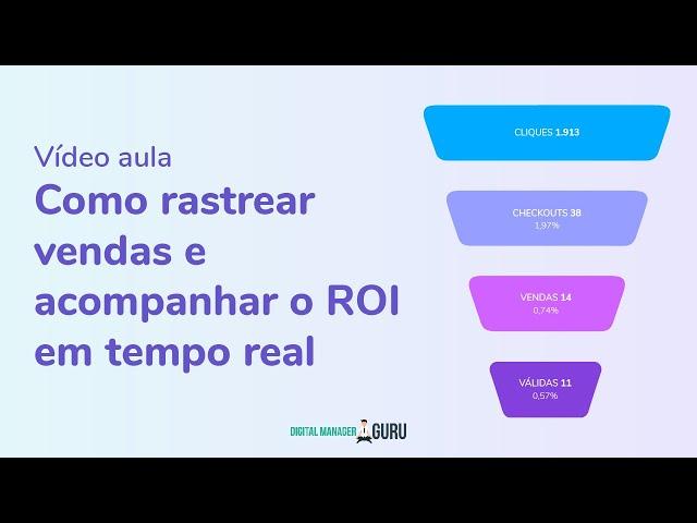 Vídeo aula - Como rastrear vendas e acompanhar o ROI em tempo real