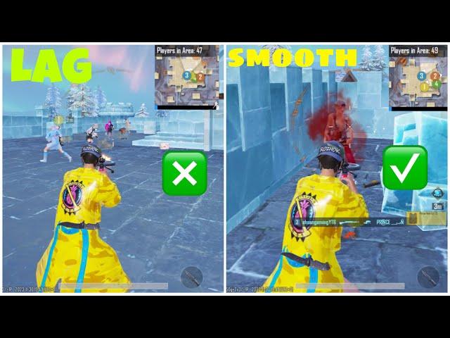 New Update Lag Issues In Android And IOS Devices 90 To 95% Lag Fix / PUBG MOBILE