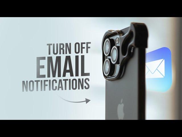 How to Turn Off Email Notifications on iPhone (tutorial)