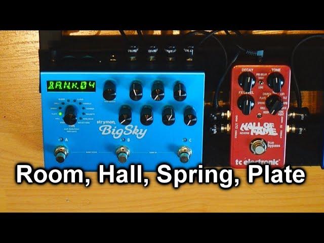 Difference Between Reverb Types - Room, Hall, Spring, Plate  [Pedalboard Tips #25]