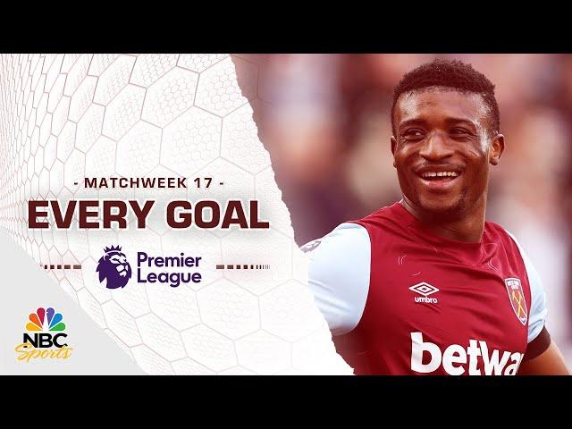 Every Premier League goal from Matchweek 17 (2023-24) | NBC Sports