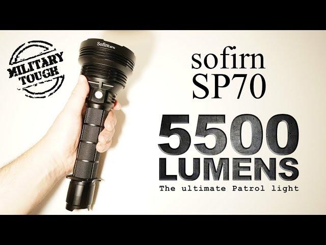 Sofirn SP70 - 5500 Lumen Flashlight review