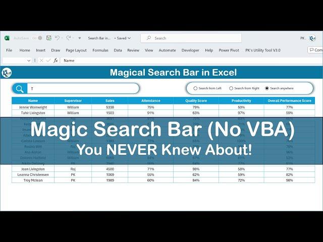 Unlock Excel Secrets: Magic Search Bar You NEVER Knew About!