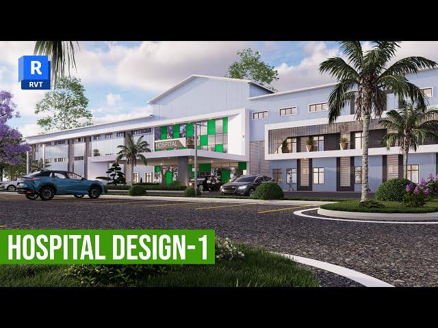 Autodesk Revit Architecture 2024/Hospital/ Full Tutorial Course PART 1