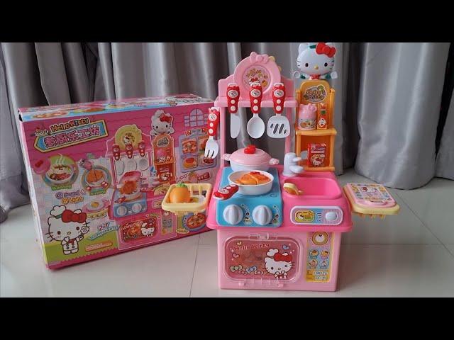 10 minutes Satisfying with Unboxing Hello kitty my dream kitchen (no music)