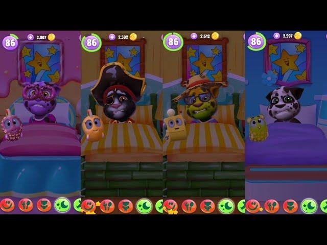 Fairy Vs Pirate Vs Butterfly Vs Panda My Talking Tom 2 Vs My Talking Tom 2