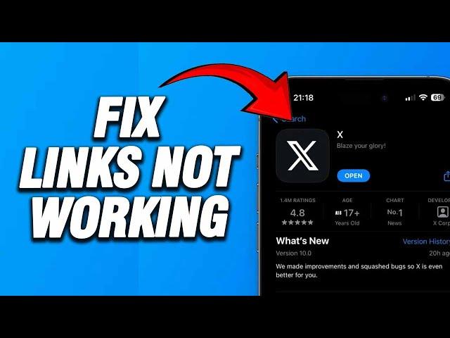 How To X Twitter App Links Not Working | Working