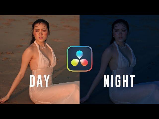 Color Grading Made EASY | Day To Night Davinci Resolve 18 &18.6 Tutorial