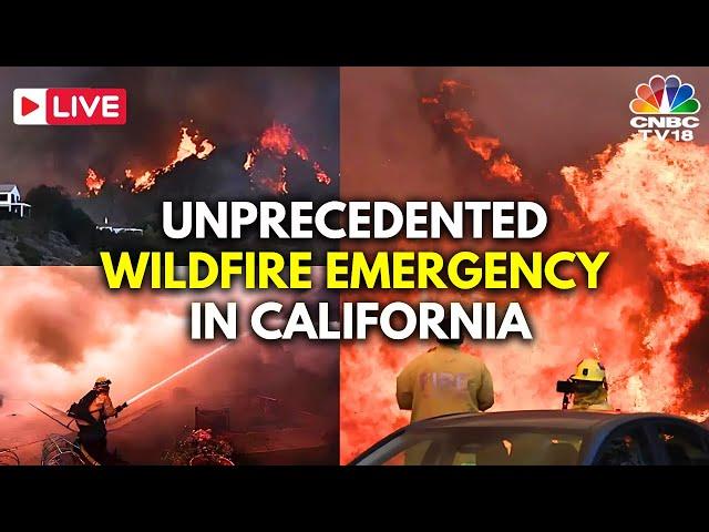 California Wildfire LIVE: Wildfires Rage in Pasadena, California Forcing Thousands To Evacuate |N18G