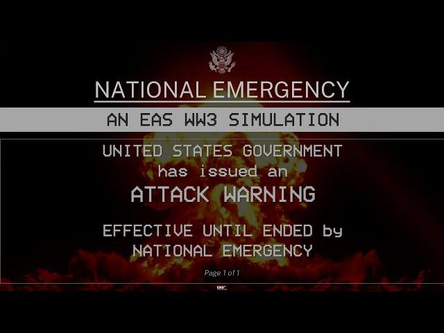 An EAS World War 3 Broadcast