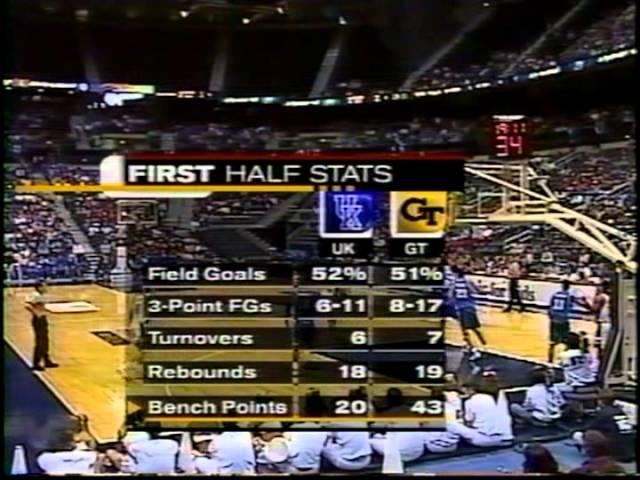 12/09/2000:  Kentucky Wildcats vs. Georgia Tech Yellow Jackets