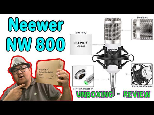 Neewer NW-800 Condenser Microphone Product Review I Unboxing - WHATS THIS...