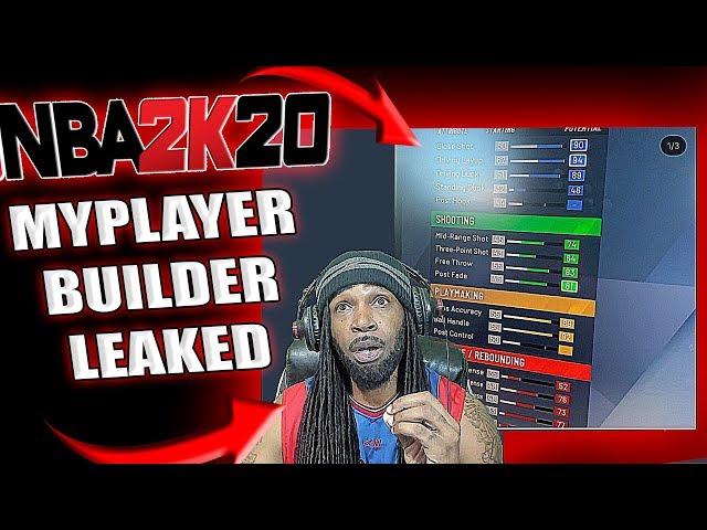 NBA 2K20 NEWS - MYPLAYER BUILDER LEAKED!! WHAT BUILD ARE YOU MAKING??!!