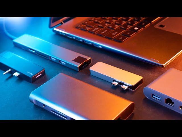 Док-станция или USB хаб для расширения возможностей ноутбука. Добавляем HDMI, LAN, microSD, USB и тд