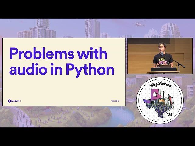 Working with Audio in Python feat. Pedalboard (Peter Sobot) - PyTexas 2024