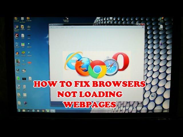 how to fix- internet working but browser not working