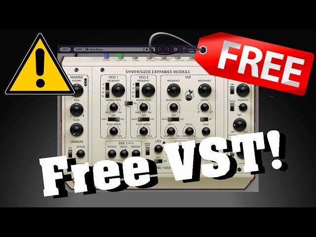 【Free VST!】Awesome! Best Free Oberheim SEM Synth Plugin? Synthesizer Expander Module by Cherry Audio