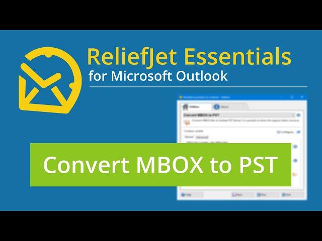 Convert Emails from MBOX to PST for Outlook